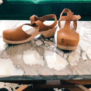 Lotta From Stockholm Brown Low Heel Clogs